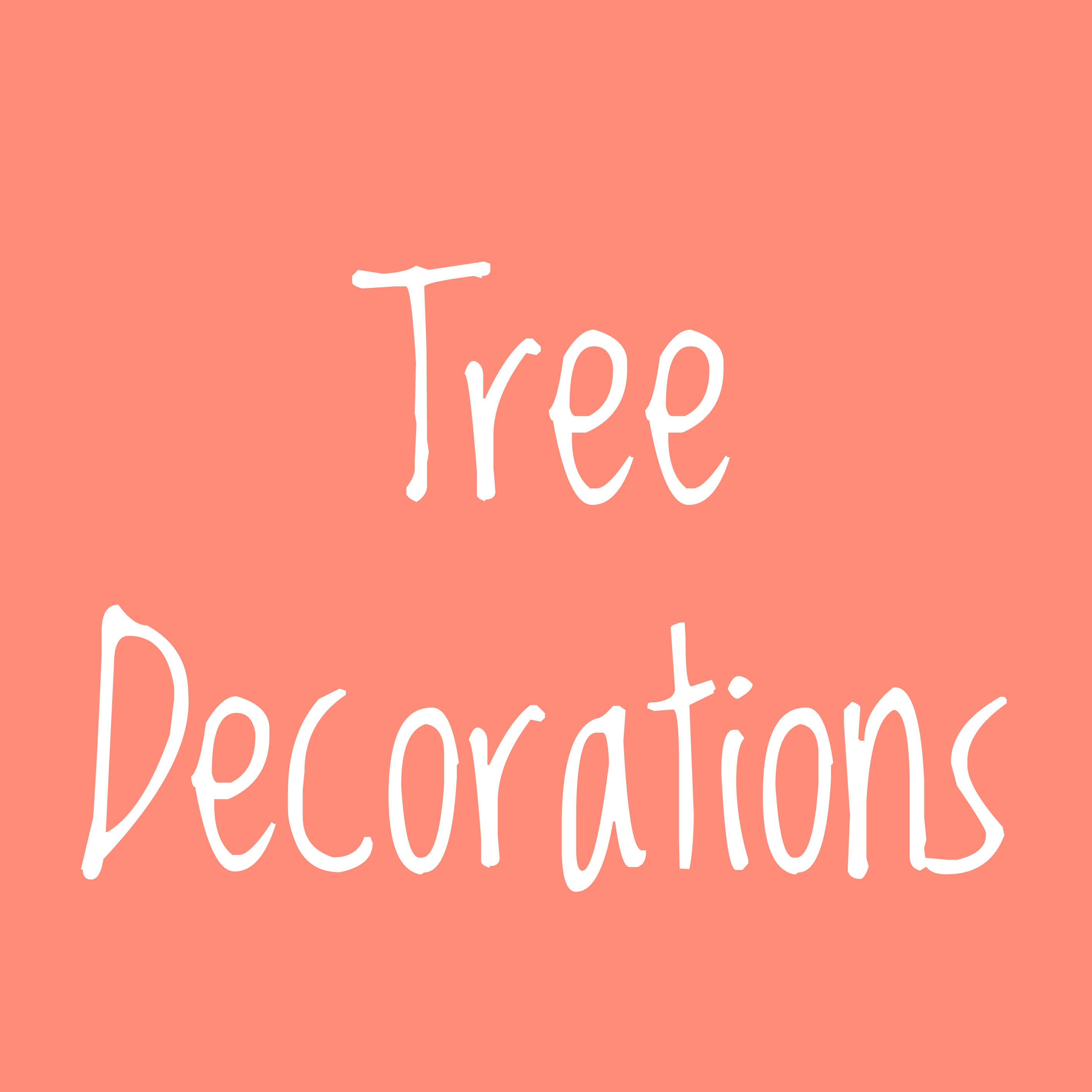 Tree Decorations